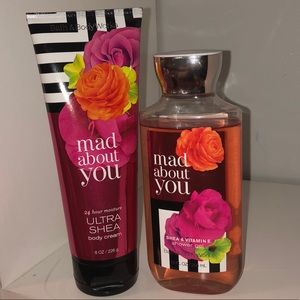 Bath and body works mad about you set.